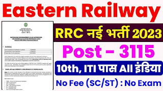 RRC Railway Recruitment 2023 – 3115 RRC Apprentice Vacancy Opening