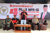 Kapolres Lampung Barat sambut kunjungan Anggota DPR RI Mukhlis Basri di Suoh