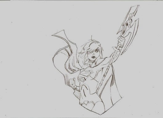 supergirl 2 pencils