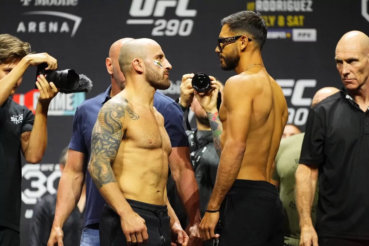 UFC 290 Volkanovski vs. Rodriguez - A Night of Intense Battles