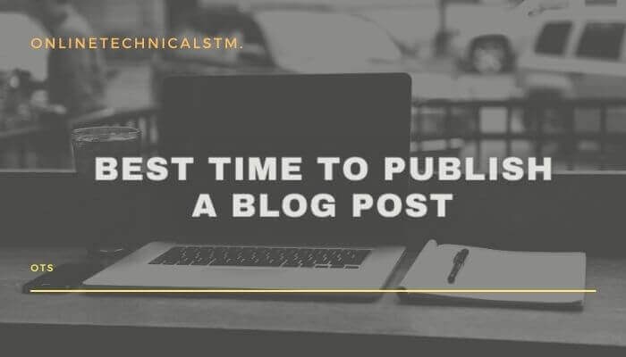 best time to publish a blog post for specific goals