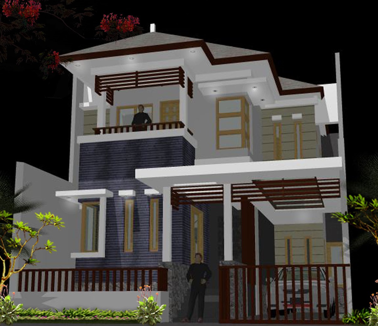 Model Rumah Minimalis Full Bangunan Desain Rumah Modern