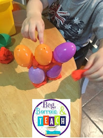 Easter Plastic Egg STEAM activities.