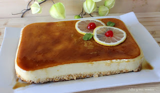 Tarta de limón fría . Julia y sus recetas