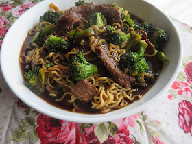 Mongolian Beef & Broccoli with Noodles