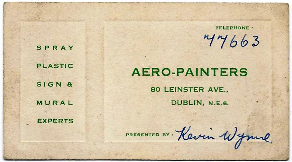 Kevin Wynne (1909-1960), Dublin