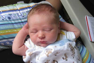 Emmett Ian Malan 214- sleeping on mummys lap