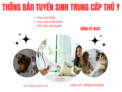 Tuyển sinh ngành Trung cấp Thú Y tại Huyện Tân Phú(Đồng Nai)