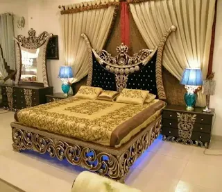 Bridal bedroom set with price in Karachi!! دلہن کے بیڈروم سیٹ