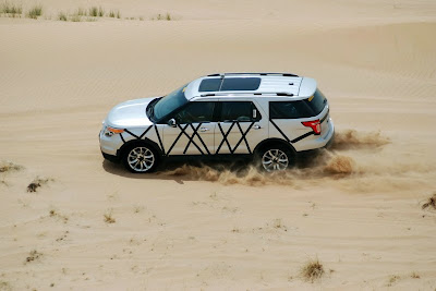 2012 model Explorer in Dubai spy photos