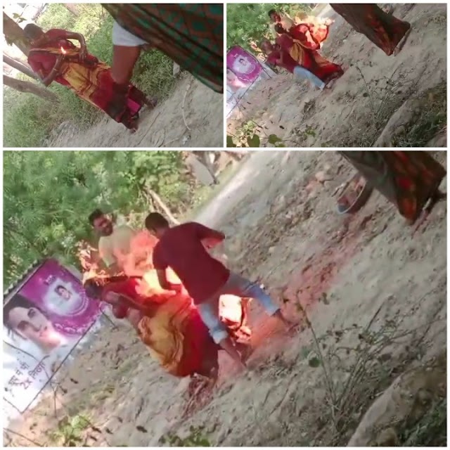 वाराणसी में विवाद के चलते महिला ने उठाया आत्मघाती कदम, वीडियो वायरल
