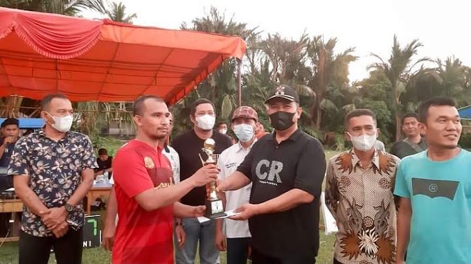 Wawako Mardison Mahyuddin Resmi Tutup Open Turnamen Sepakbola U-35, Ini Pemenangnya...
