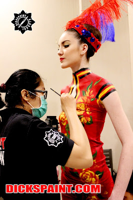 Body Painting Cheongsam Jakarta