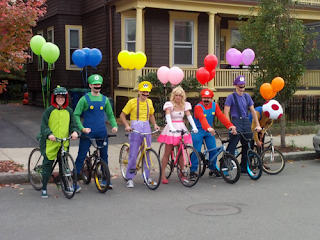 image: Mario Kart group costume