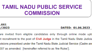 TNPSC - New Job Notification - 01/06/2023 - PDF