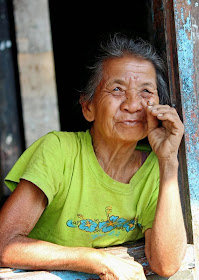 Old woman from Bali