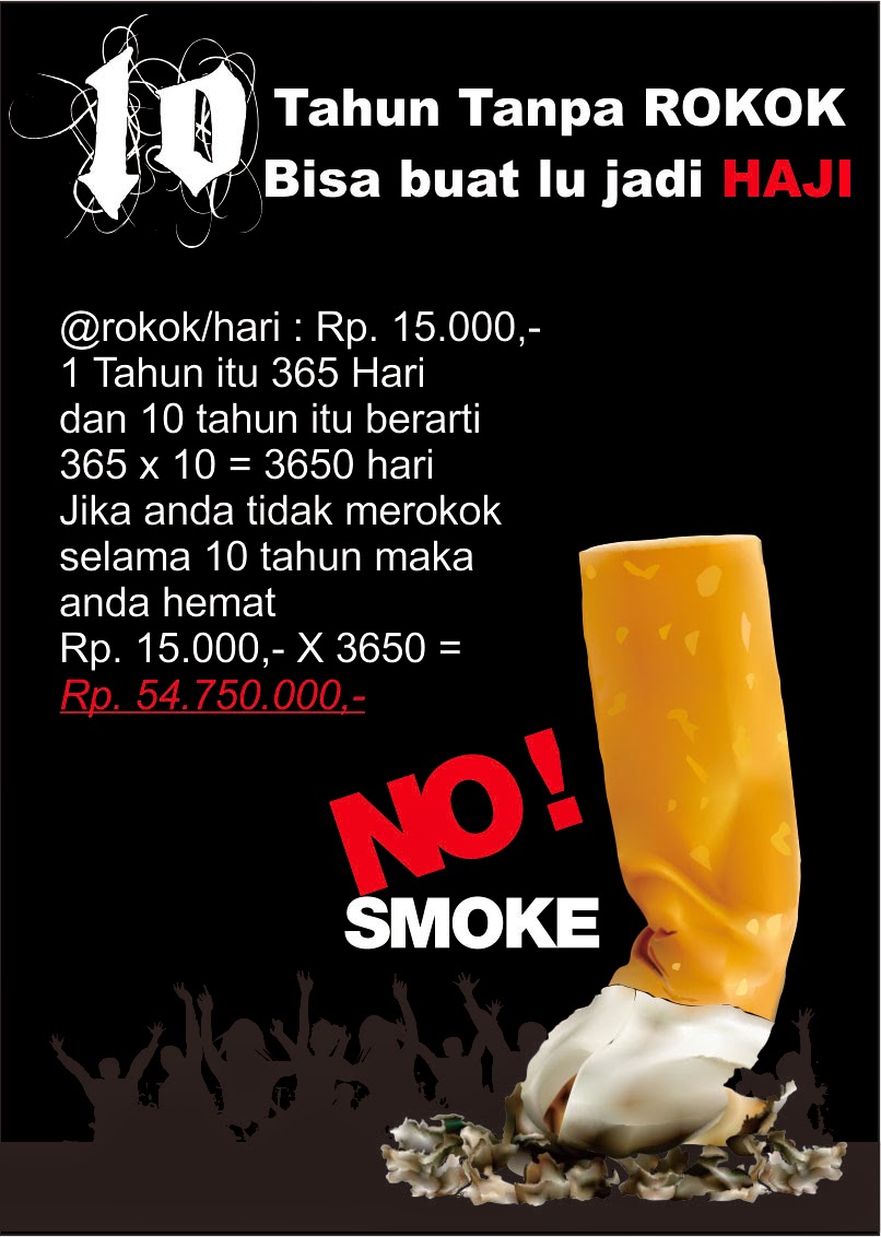 Achmad Amirudin Poster Bahaya Merokok