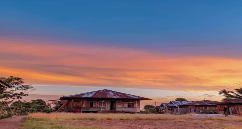 Rumah warga di Manggarai, Flores, NTT