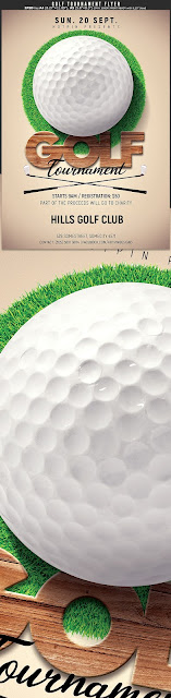  Golf Tournament Flyer Template