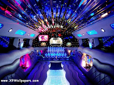 hummer limousine_interior