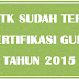 Daftar PTK yang Sudah Terbit SKTP 2015