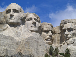 Weren't there five heads on Mt. Rushmore?  What happened to that Scottish guy?