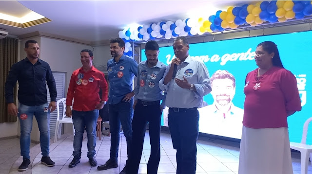 Rogério Andrade teve encontro político nesta sexta-feira, com moradores de Jequié