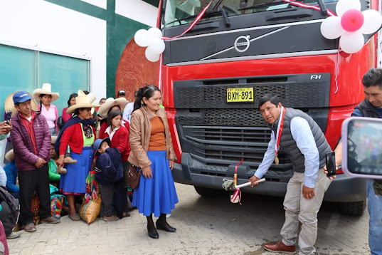  ENTREGAN MODERNA MAQUINARIA PARA FORTALECER LA AGRICULTURA EN DISTRITO DE SANAGORÁN