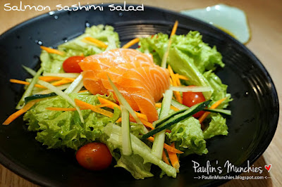 Salmon sashimi salad - Aji-ichi at Kallang Wave Mall - Paulin's Munchies