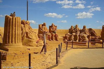 Great Roman Empire Sand Sculpture Exhibition in Russia Seen On coolpicturesgallery.blogspot.com