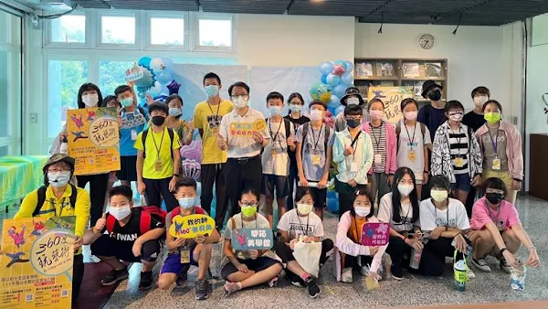 ▲青少年藝術探索培力營活動學員大合照。（圖／記者林明佑翻攝）