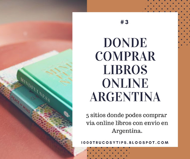 Donde comprar libros online argentina