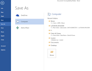 Cara membuat Password Pada Office Word 2013