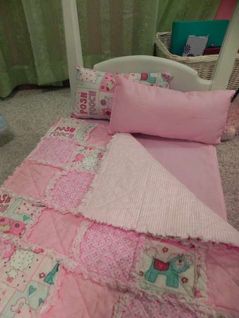 Shady Tree Diary: Doll Bed Rag Quilt
