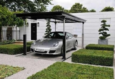model garasi mobil minimalis terbaru