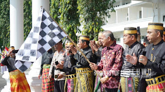 Sukseskan Hari Jadi Sulawesi Selatan ke-353, Bupati Luwu Lepas Kirab Pelajar Andalan