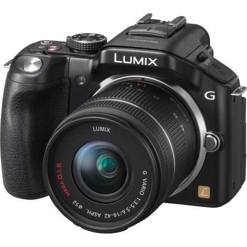 Panasonic DMC-G5KK 16 MP Compact System Camera with 14-42mm Zoom Lens and 3-Inch LCD (Black)