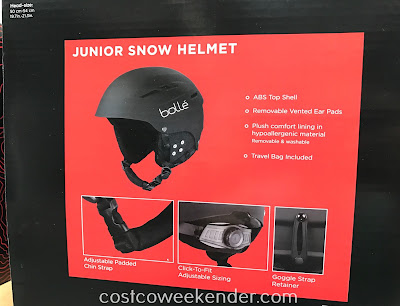 Costco 2000501 - Enjoy winter this season safely with the Bolle Junior Snow Helmet