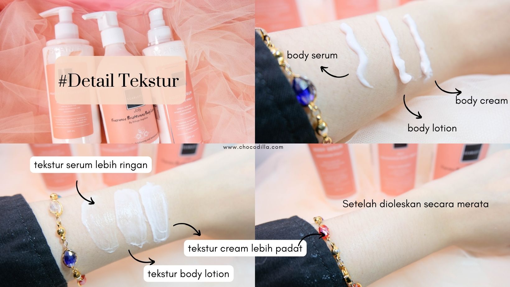 [Review] Scarlett Body Lotion, Body Serum & Body Cream varian Jolly