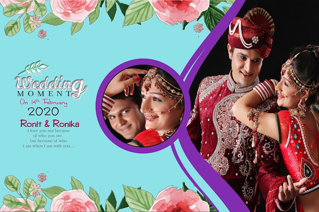 indian wedding album cover design 12x18 psd templates