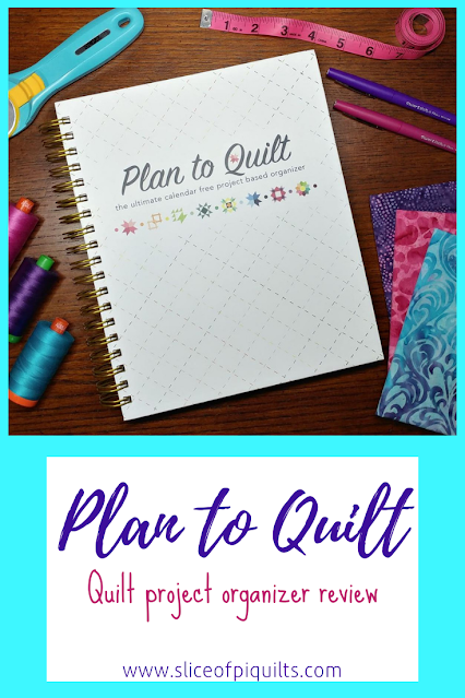 The Plan to Quilt project planner is an undated organizer great for tracking and recording quilty finishes!