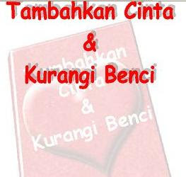 ebook tambahkan cinta dan kurangi benci