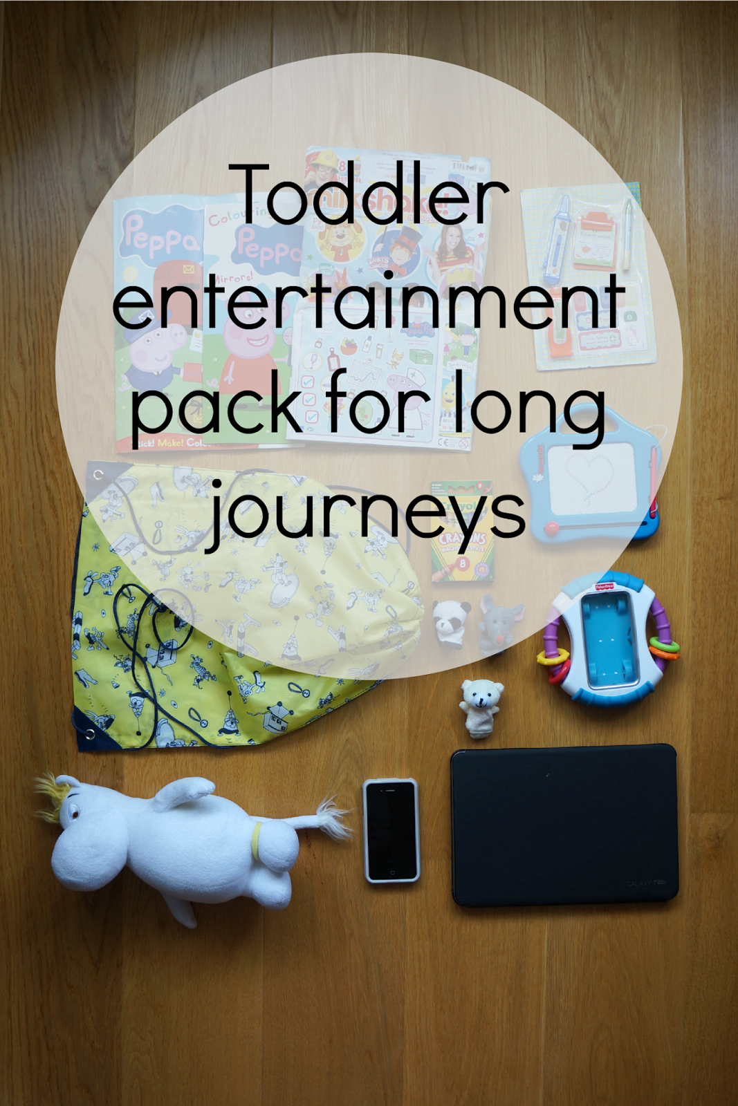 10 ideas for toddler entertainment pack for flying travel long journeys