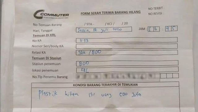 Viral Petugas Kebersihan Temukan Rp 500 Juta di KRL Bogor dan Dikembalikan