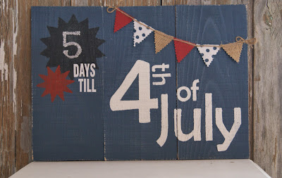  4th of July sign countdown