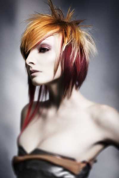 punk hairstyles for long hair. Long medium punk hairstyles.