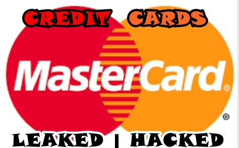 Free Leaked and Hacked MasterCard Credit Card Numbers With CVV, Security Code and Have Money