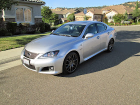 Front 3/4 view of 2014 Lexus IS-f