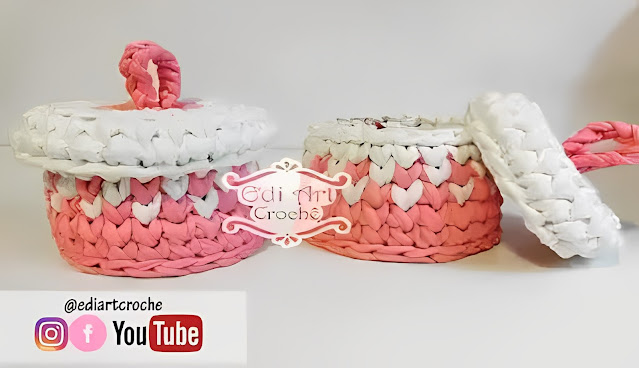 Tutorial fácil de cesto de trapillo para principiantes en crochet