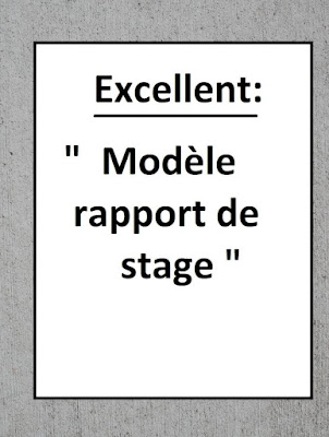 exemple modele de rapport de stage PDF